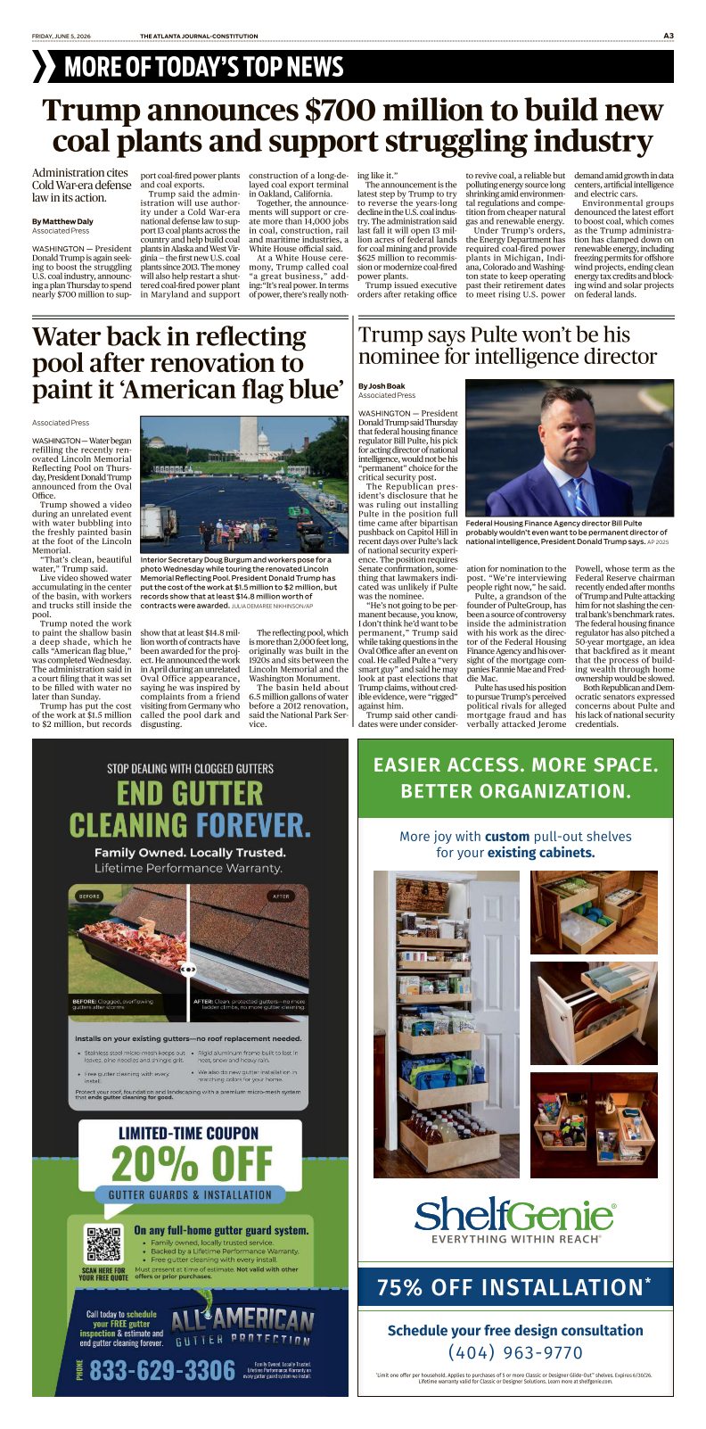AJC ePaper | Bolton reaches plea deal over classified notes